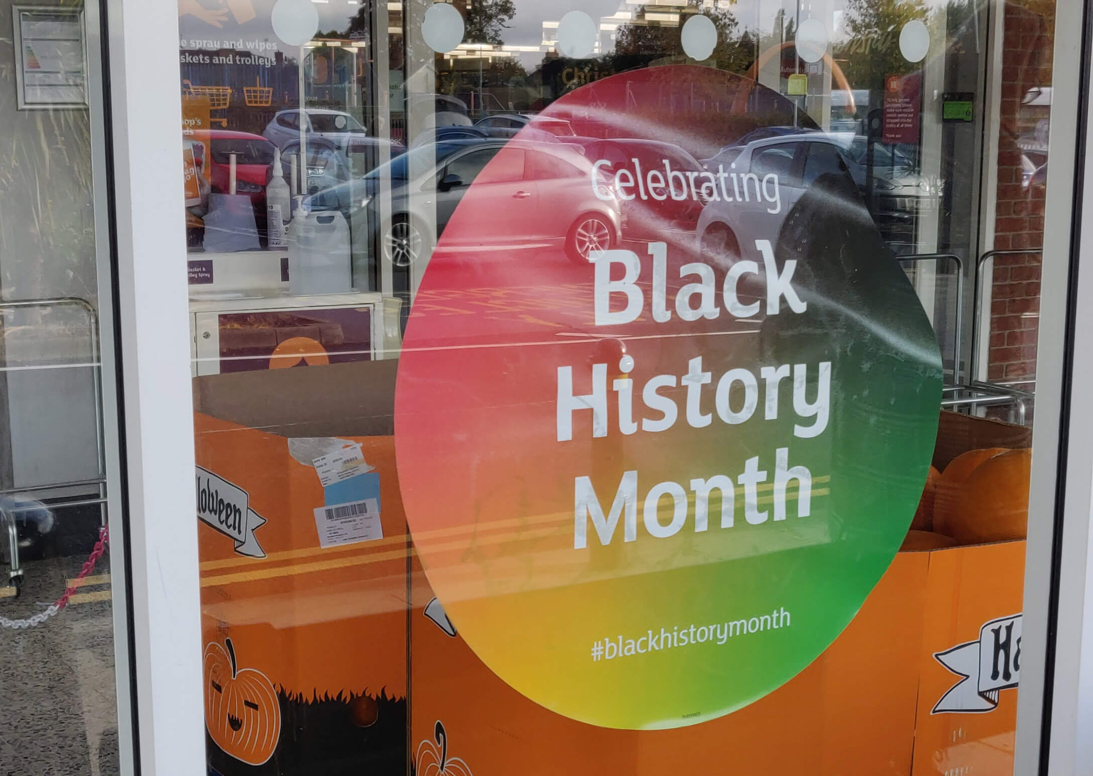 Black History Month Supermarket Sticker